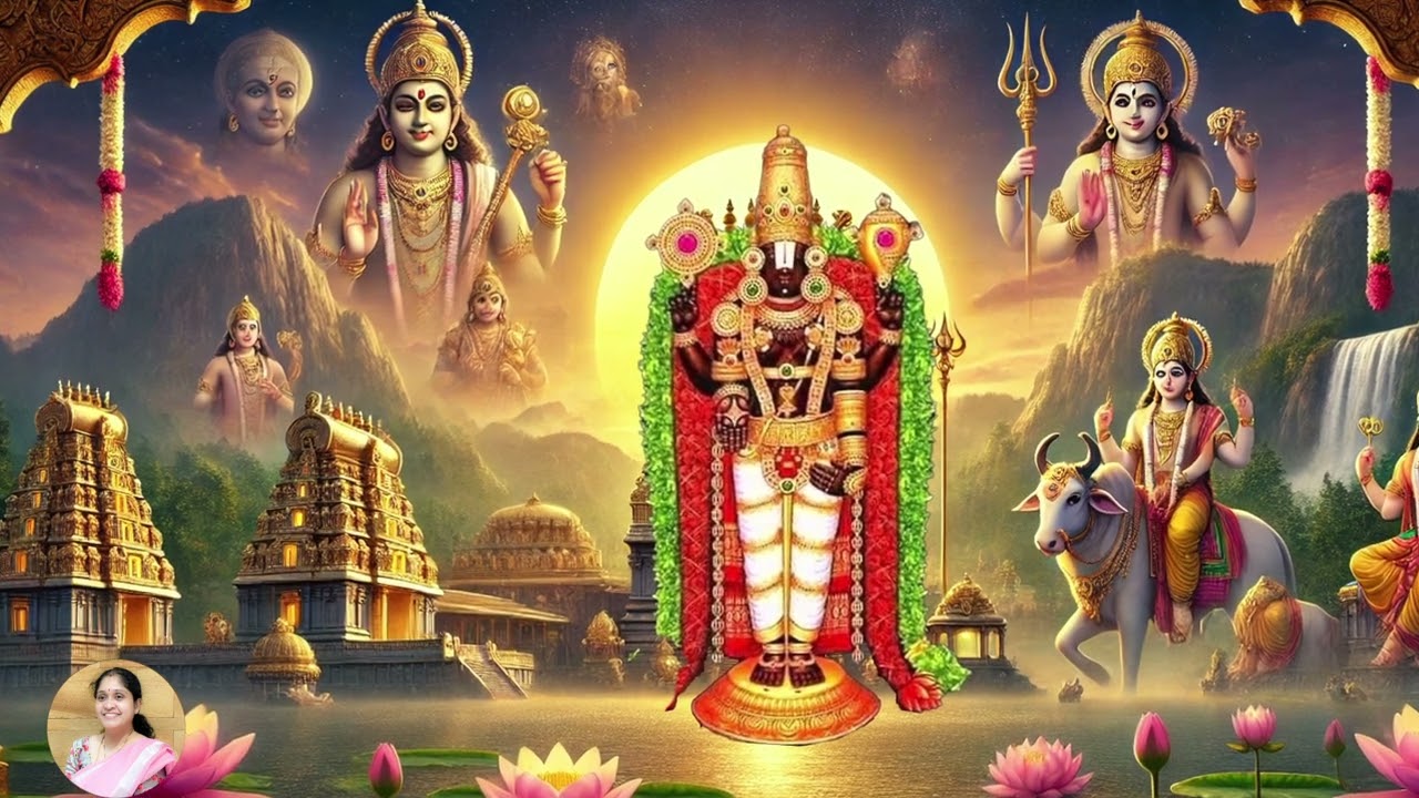KamalaKucha Chuchuka Kumkuma to Song  | Sri Venkateswara Stotram
