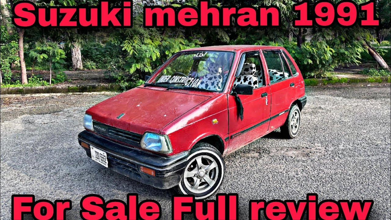 Suzuki mehran 1991 Model ( For Sale and Full review ) and Sound test & test drive 🤩 #suzuki #foryou 