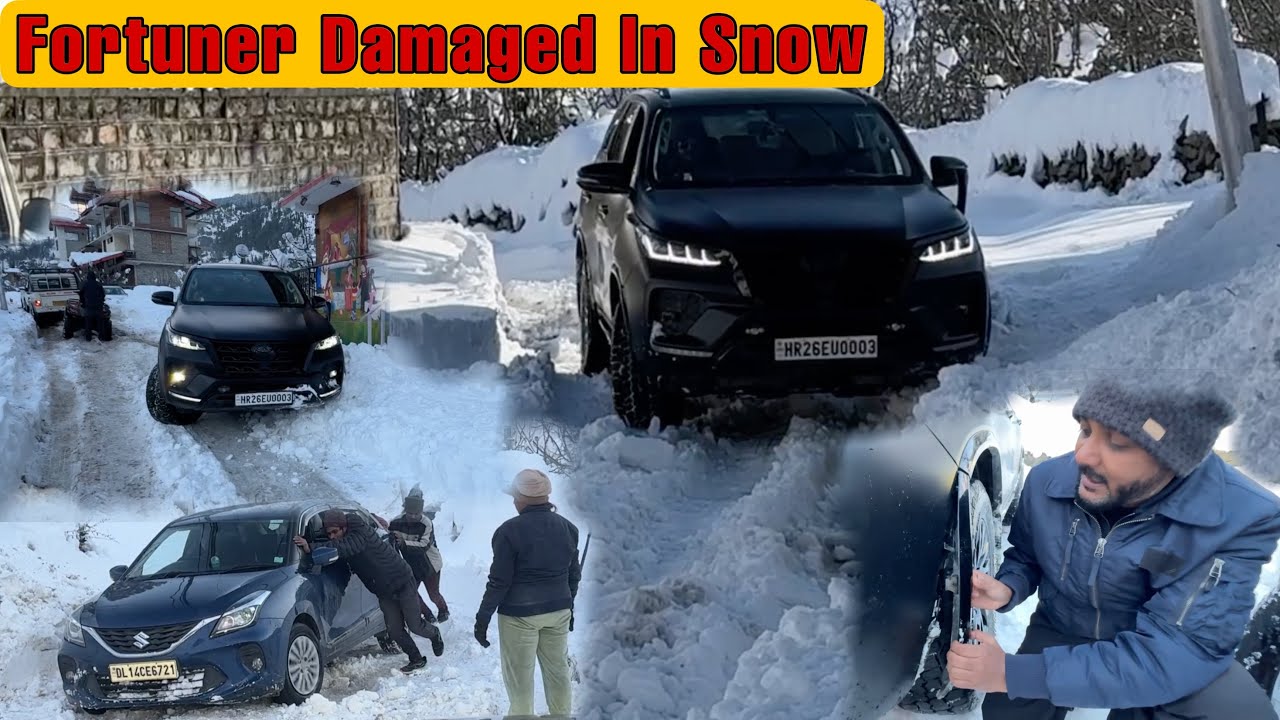 Aakhir Fortuner Damage Ho Hi Gai Snow Drive Pe 😔| ExploreTheUnseen2.0