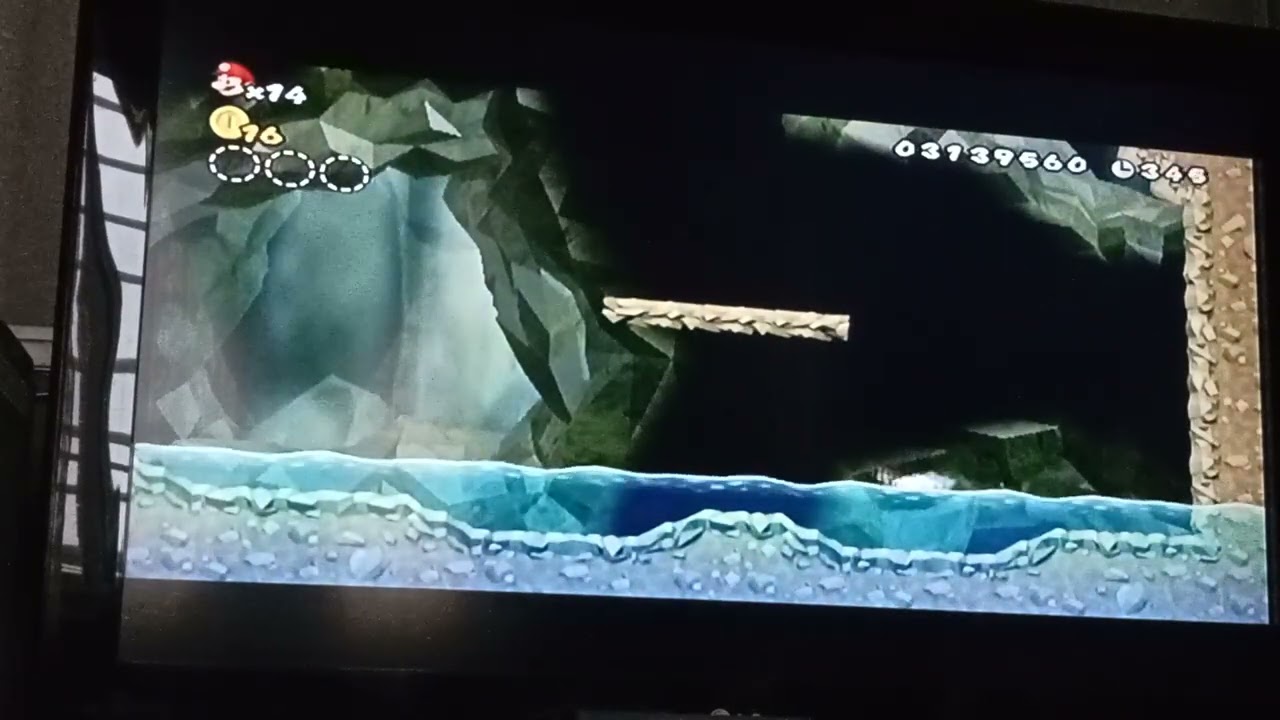 New Super Mario Bros Wii (Nintendo Wii) gameplay world (2-2)