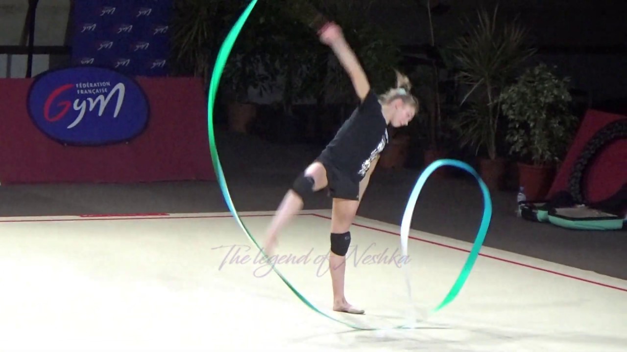 Anastasiia SALOS (BLR) ribbon - 2019 Thiais trainings