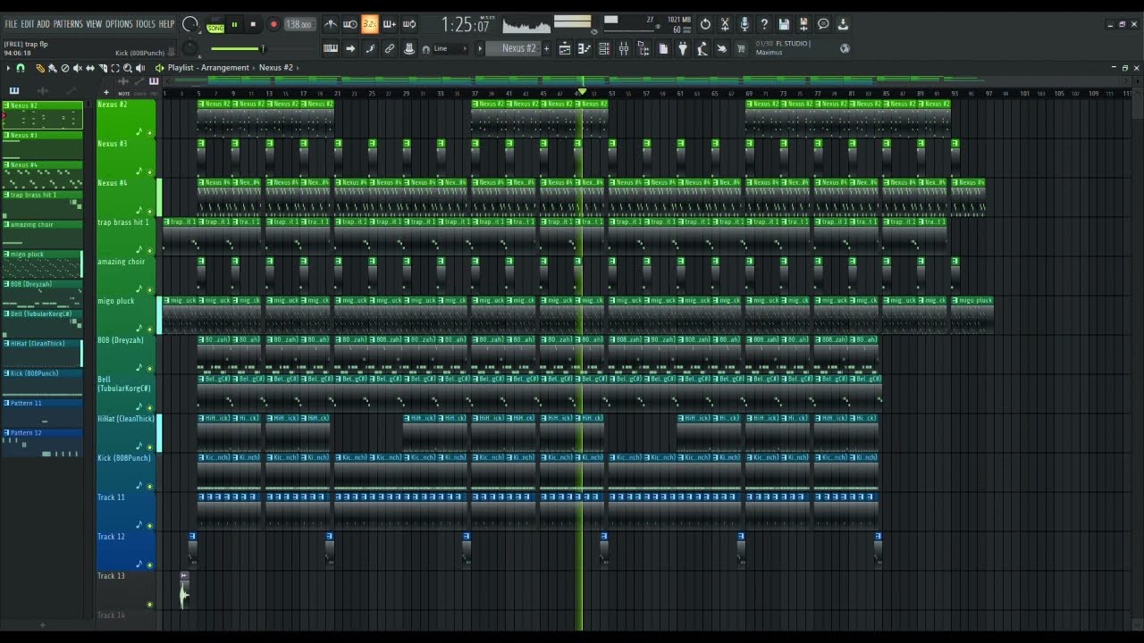 [FREE FLP] Free trap beat FL Studio 21