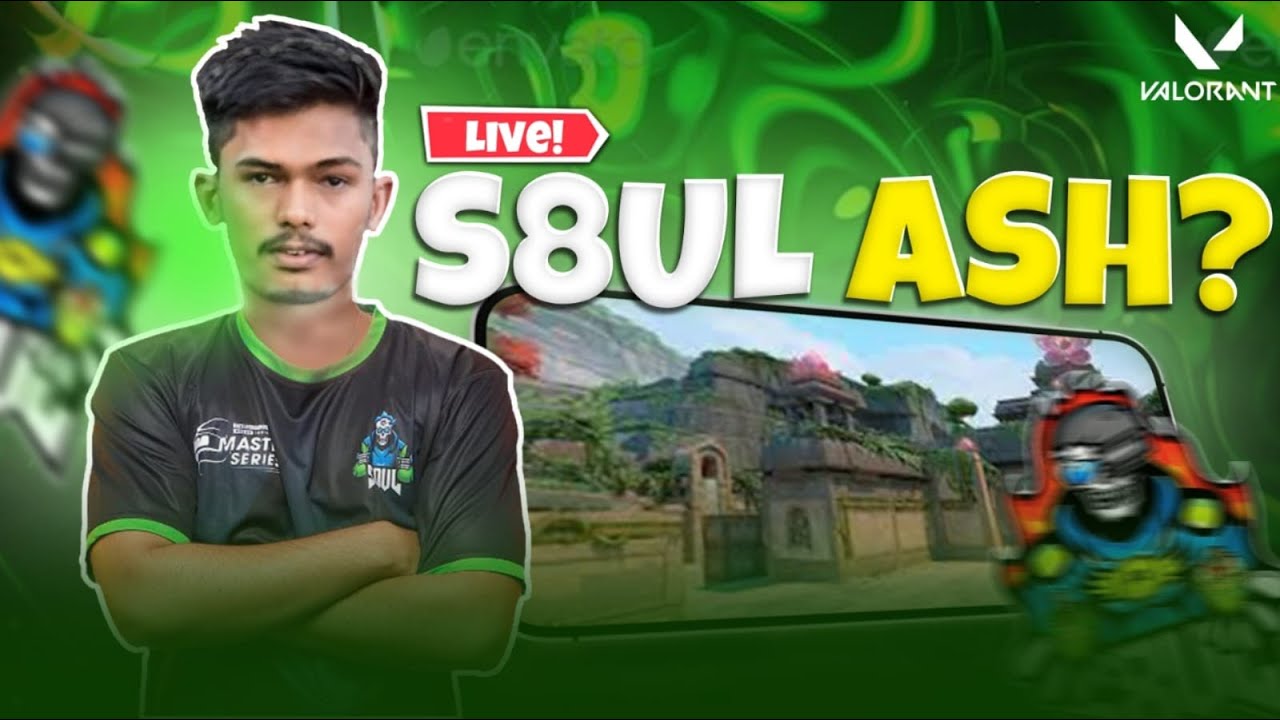 S8ul Ash🚀 playing valorant mobile🔥 #s8ul #valorant