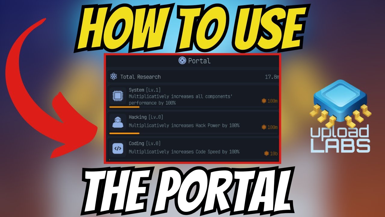 How To USE THE PORTAL In Upload Labs! [TUTORIAL]