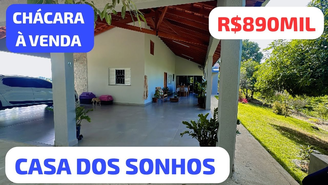 *vendida*CHÁCARA CASA DOS SONHOS 4,5HA JAPIRA-PR R$890 MIL