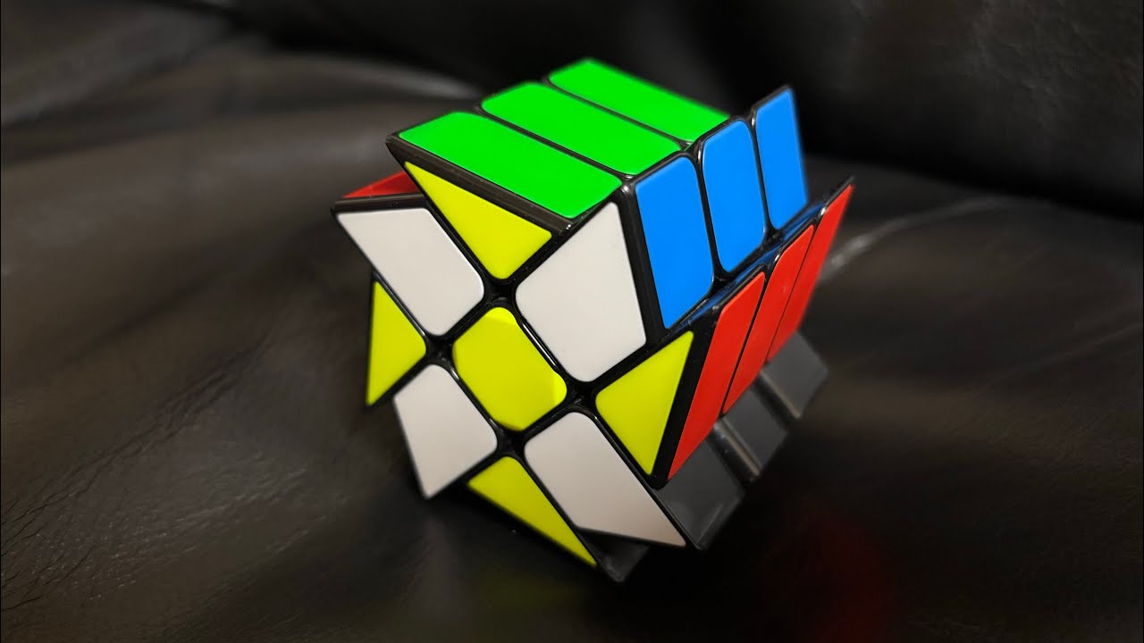 How to Solve a Windmill Cube using the 3x3 Beginner Method 