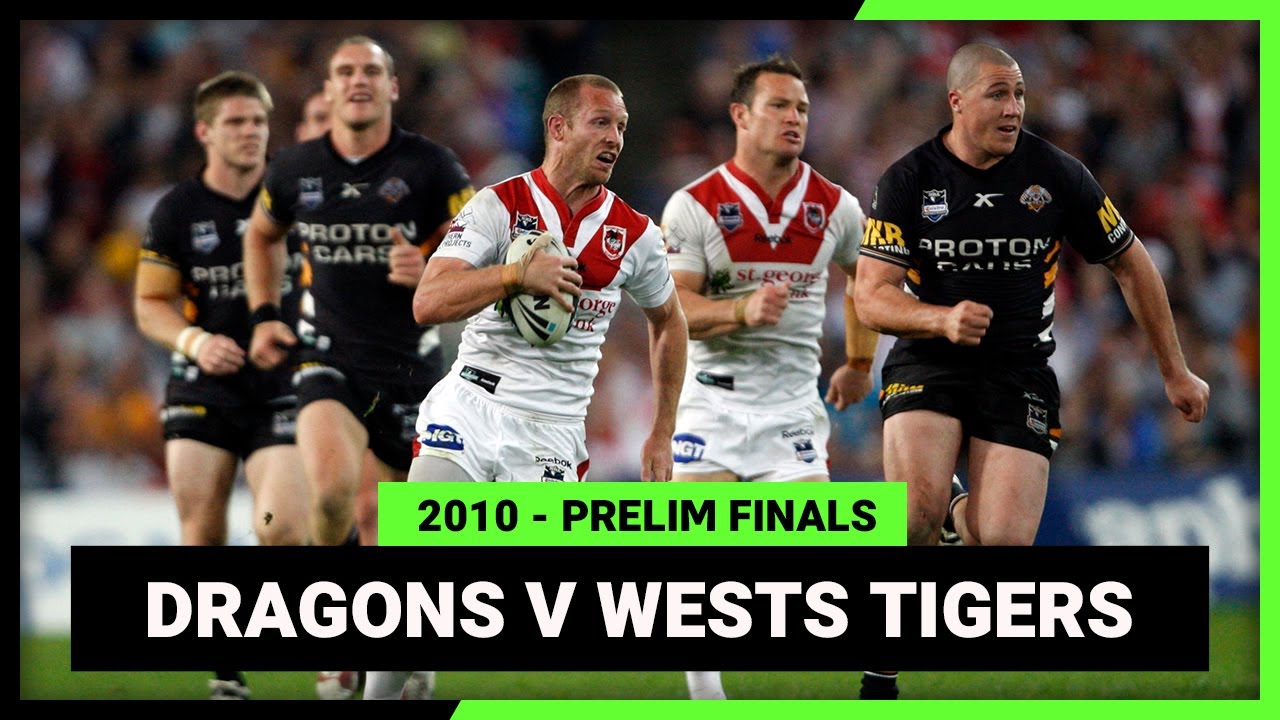St George Illawarra Dragons v Wests Tigers | 2010 NRL Prelim Finals | Full Match Replay
