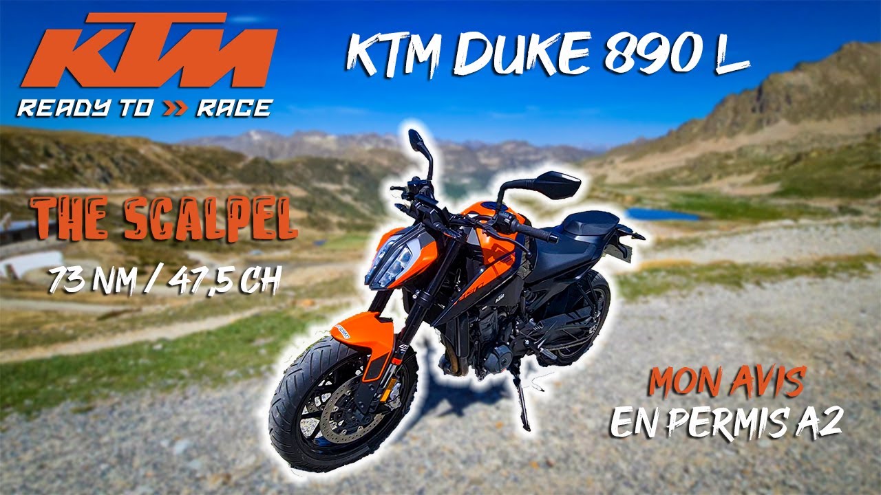 #KTM #Duke890L : Je test ce monstre disponible en #permisa2