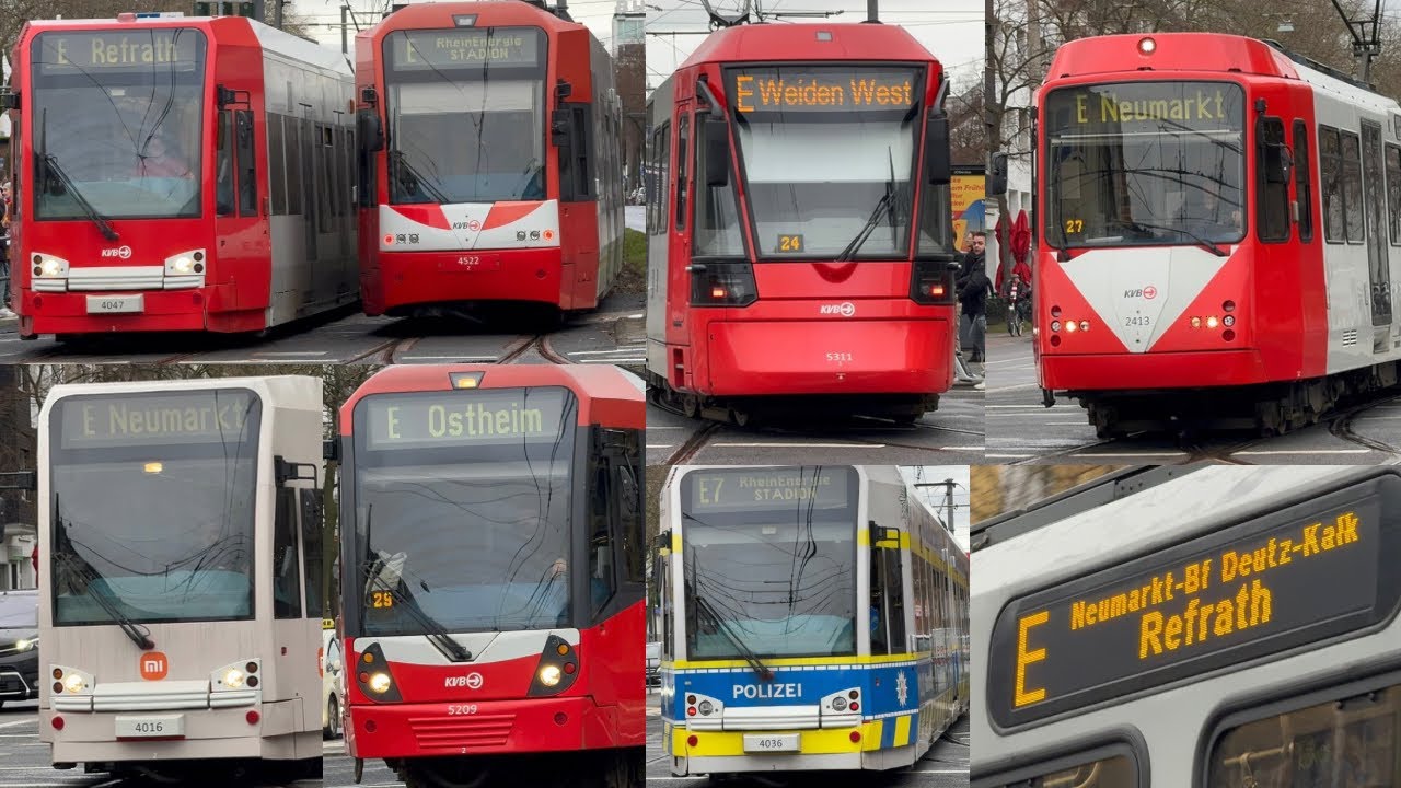Stadionverkehr am Aachener Stern | +HF6, K5000 & 2400er