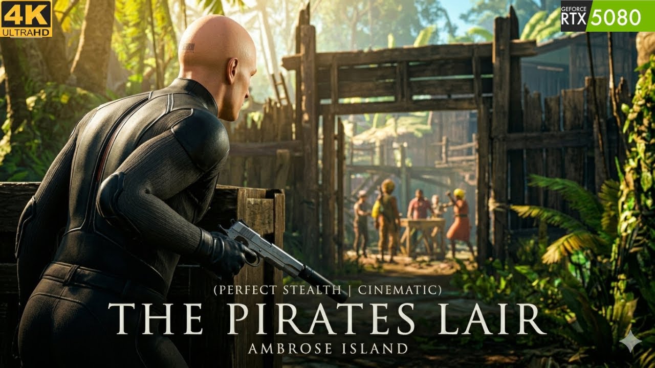 Hitman 3 Остров Амброуз &ndash; кинематографические скрытные убийства | Тени в воде 4K