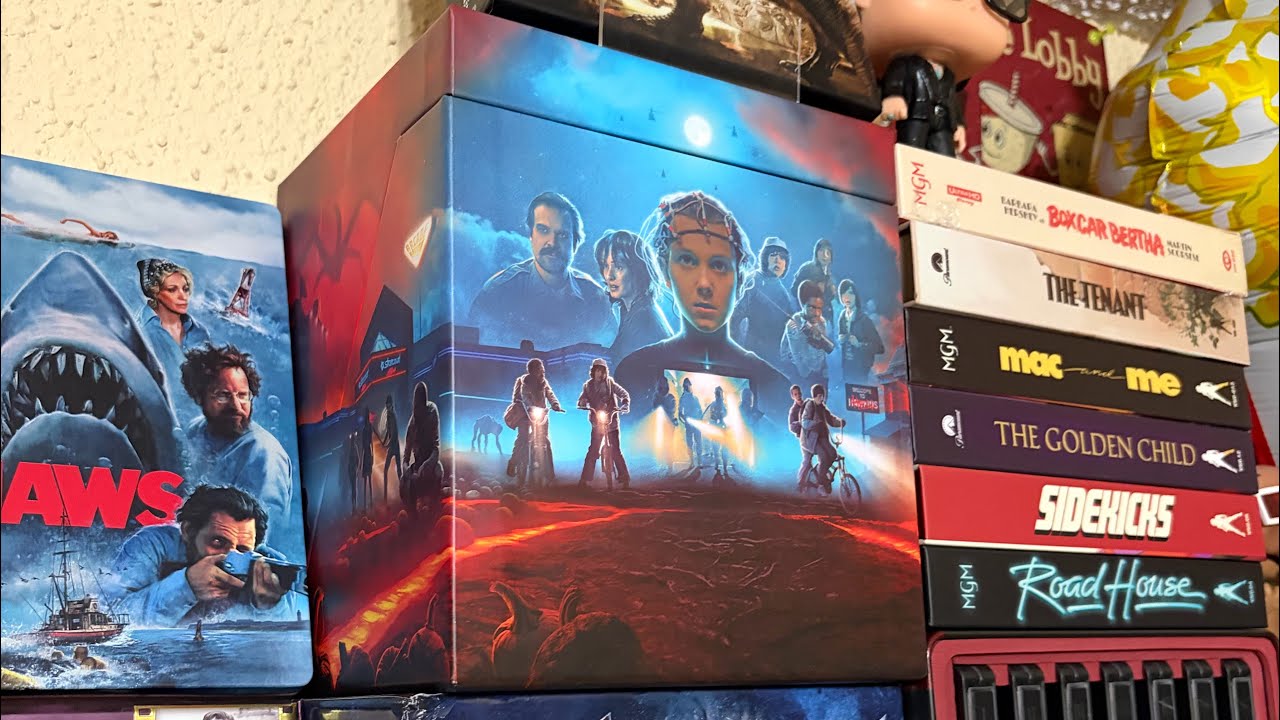Stranger Things Complete series 4k boxset Arrow Video unboxing