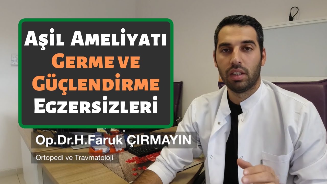 Aşil Tendon Ameliyatı Germe ve Güçlendirme Egzersizleri [Evde Tedavi]