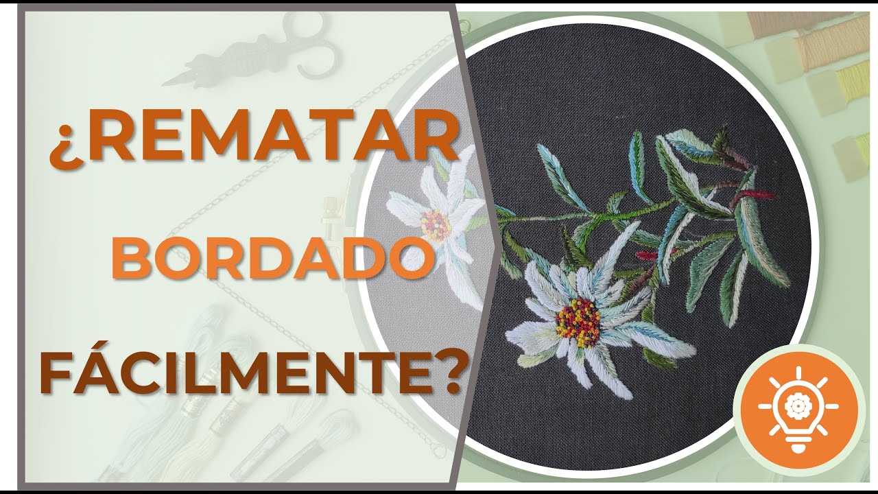 Tutorial RÁPIDO de BORDADO: Cómo ENMARCAR tu bordado en 5 PASOS!