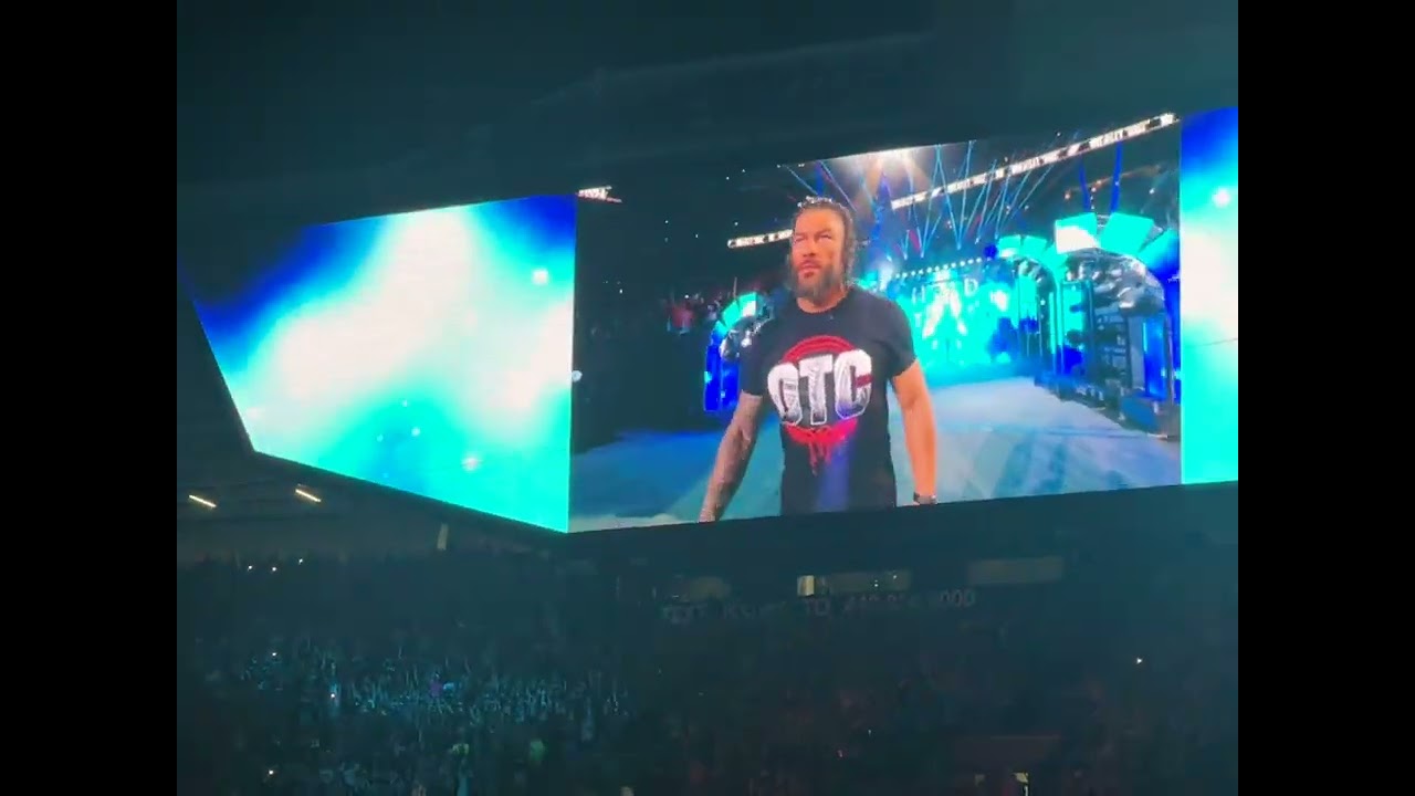 Roman Reigns Summerslam return!!! (LIVE CROWD REACTION)