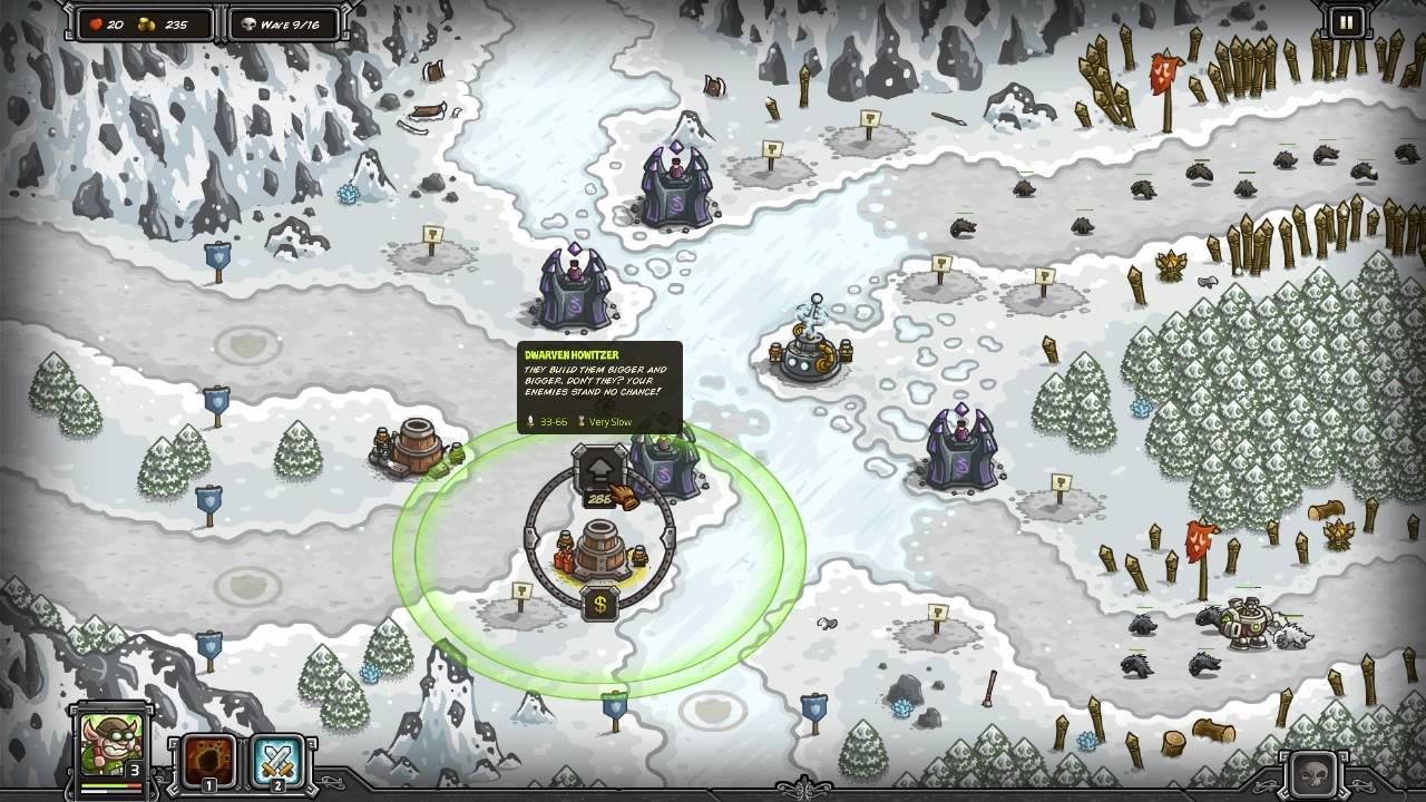Kingdom Rush — Плато Ха'Край — 3 звезды