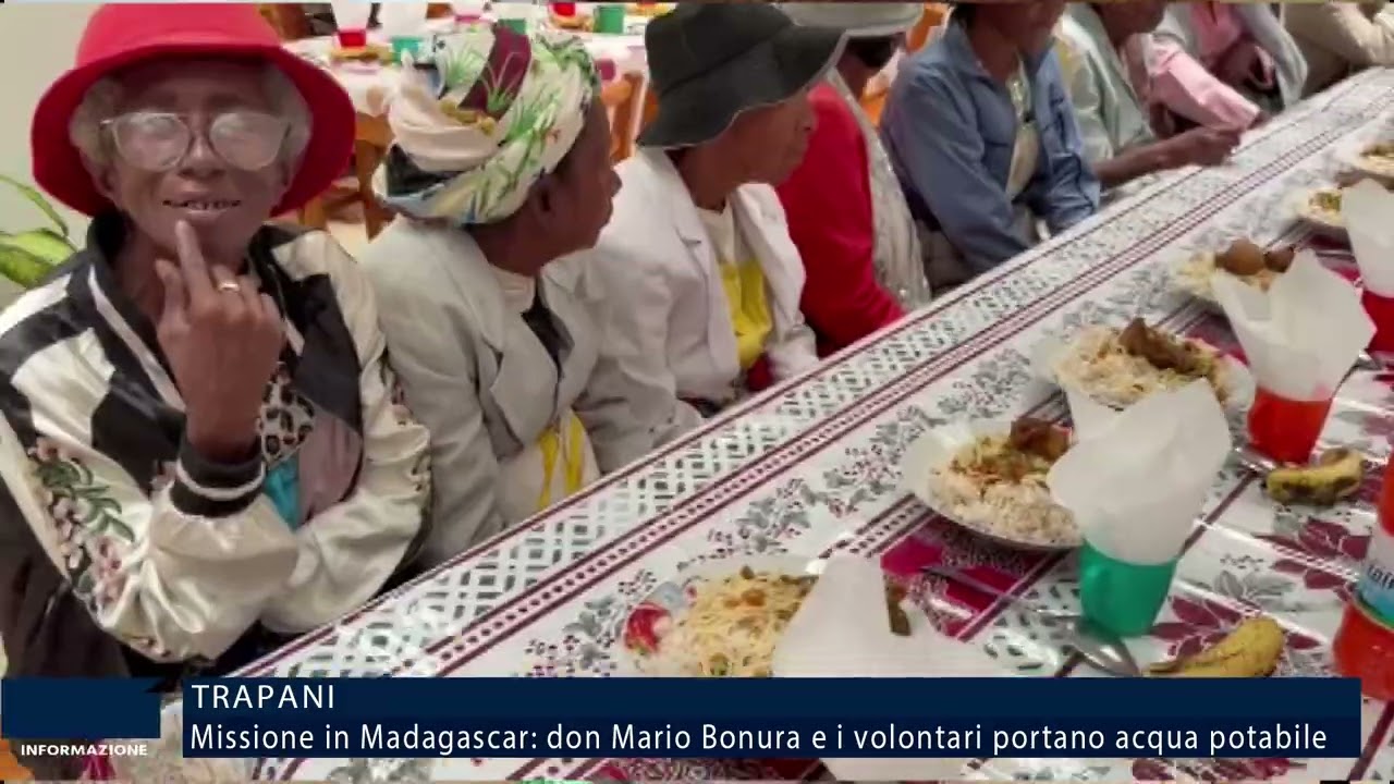 Missione in Madagascar, Don Mario Bonura e i volontari portano acqua potabile