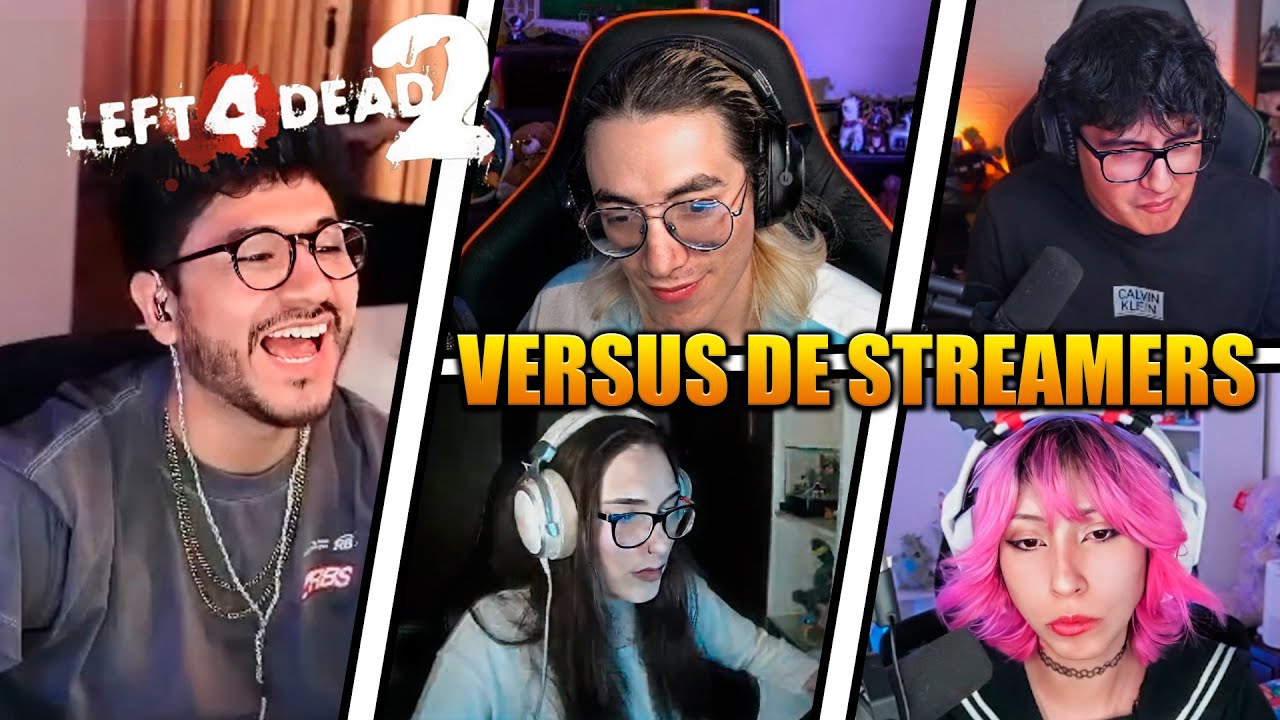Zein y Azuune JUEGAN Left 4 Dead 2 CONTRA Glogloking Locochon y EmetSuki