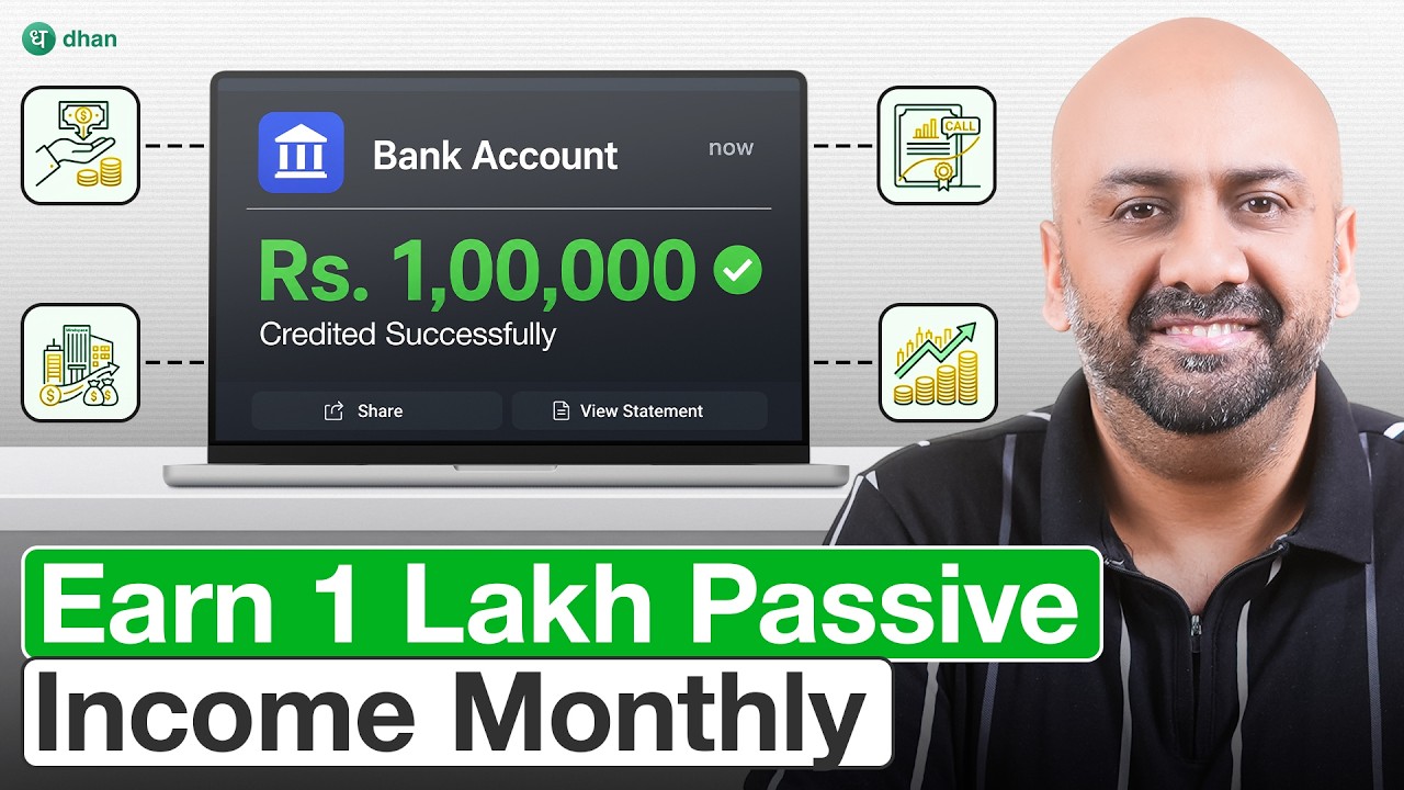 How to Earn 1 Lakh Passive Income Monthly (The Realistic Blueprint)