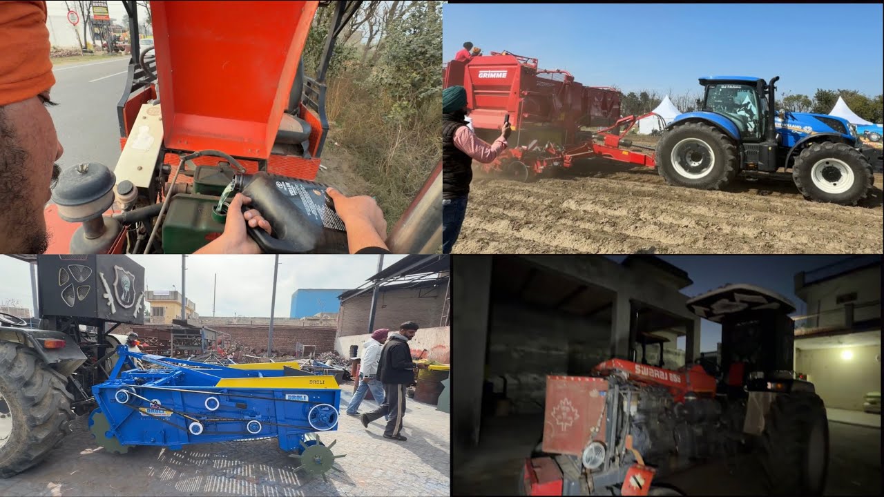 New  Potato Digger🚀// BJFARMS ❤️//ਤੇਲ ਮੁੱਕ ਗਿਆ Peter belt ch 😅// @Hardishhans 
