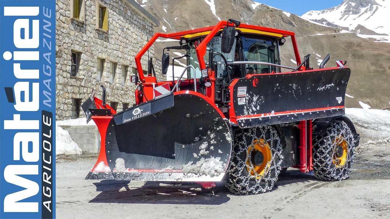 Fastrac et Villeton au déneigement by Matériel Agricole