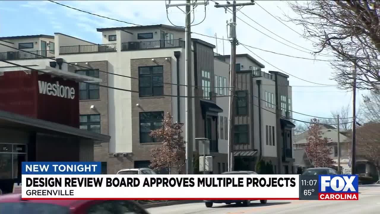 Design review board approves multiple projects in Greenville