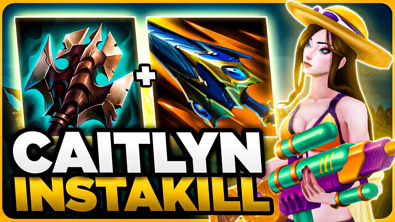 Caitlyn MACHINE GUN voltou? INSTAKILL BUILD | MONO CAITLYN GAMEPLAY