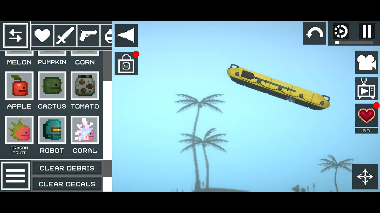 Today I will be playing melon sandbox
