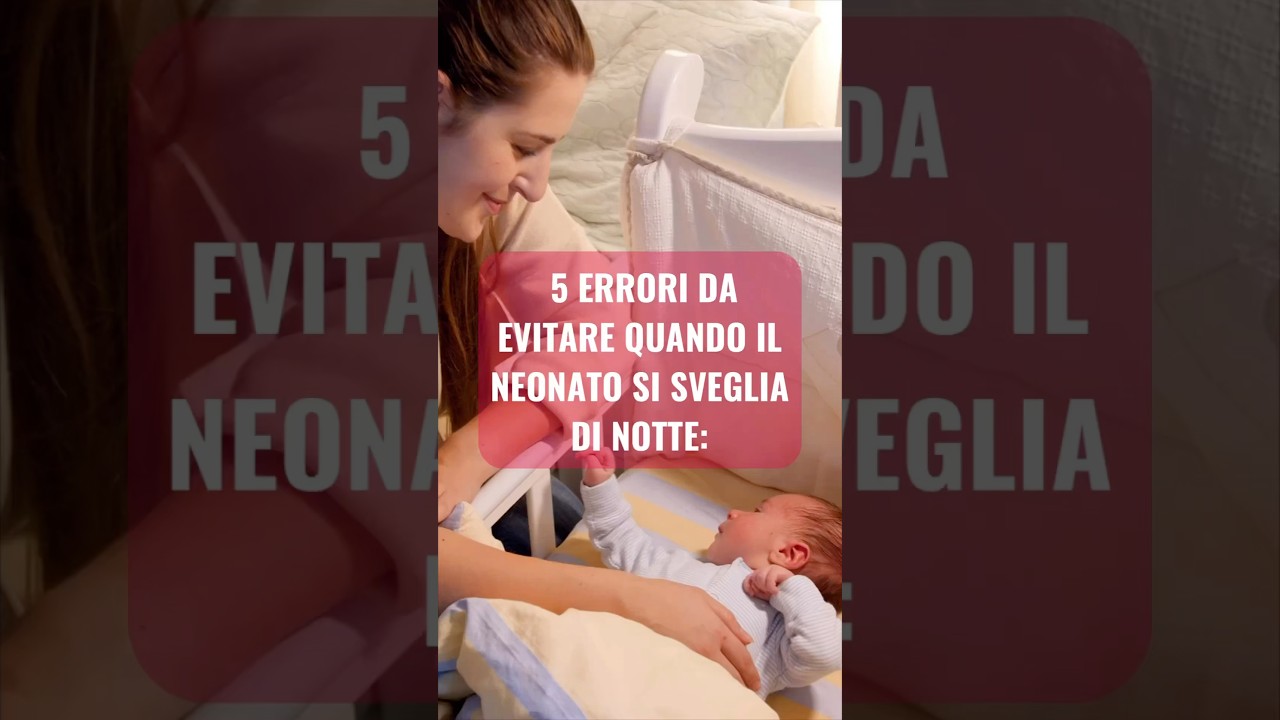 5 Errori da evitare quando il tuo neonato si sveglia di notte: #neonato #pianto #genitori #bambigood