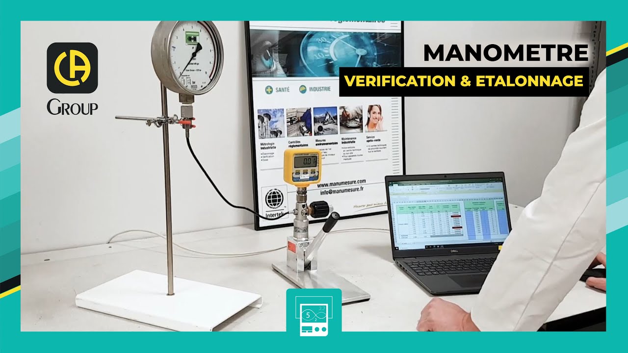 Vérification et étalonnage d'un manomètre