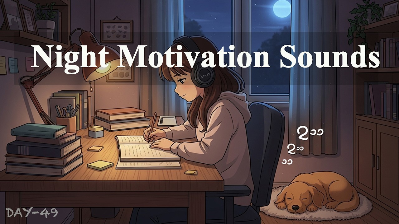 Night Motivation Sounds 🌌 | Powerful Focus Music for Late Night Productivity | Lofi Relaxing