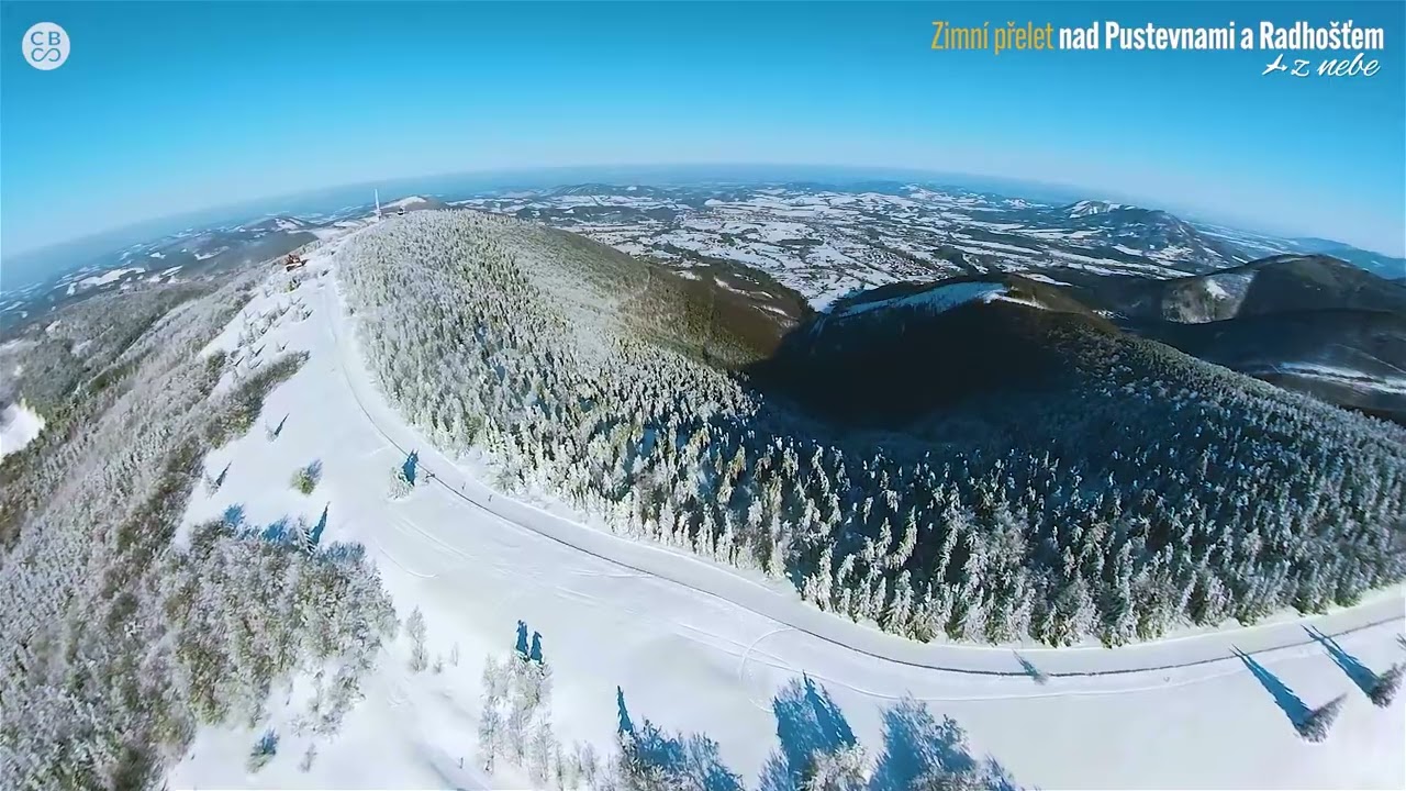 Pustevny a Radhošť - zimní přelet