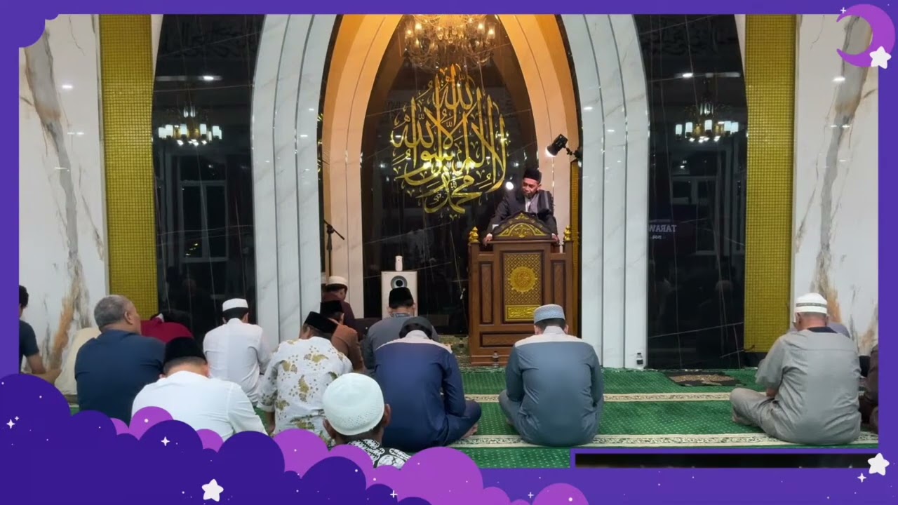 Ceramah Tarawih di Masjid Al Husna Komp. Admiralty Residence Pondok Labu Jaksel. 09/03/2026