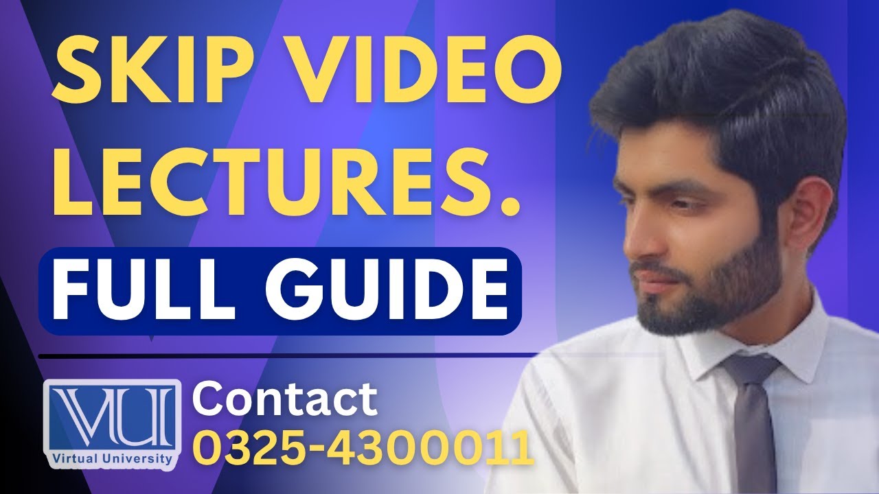 How to skip VU lectures | how to mark lecture as complete in virtual university