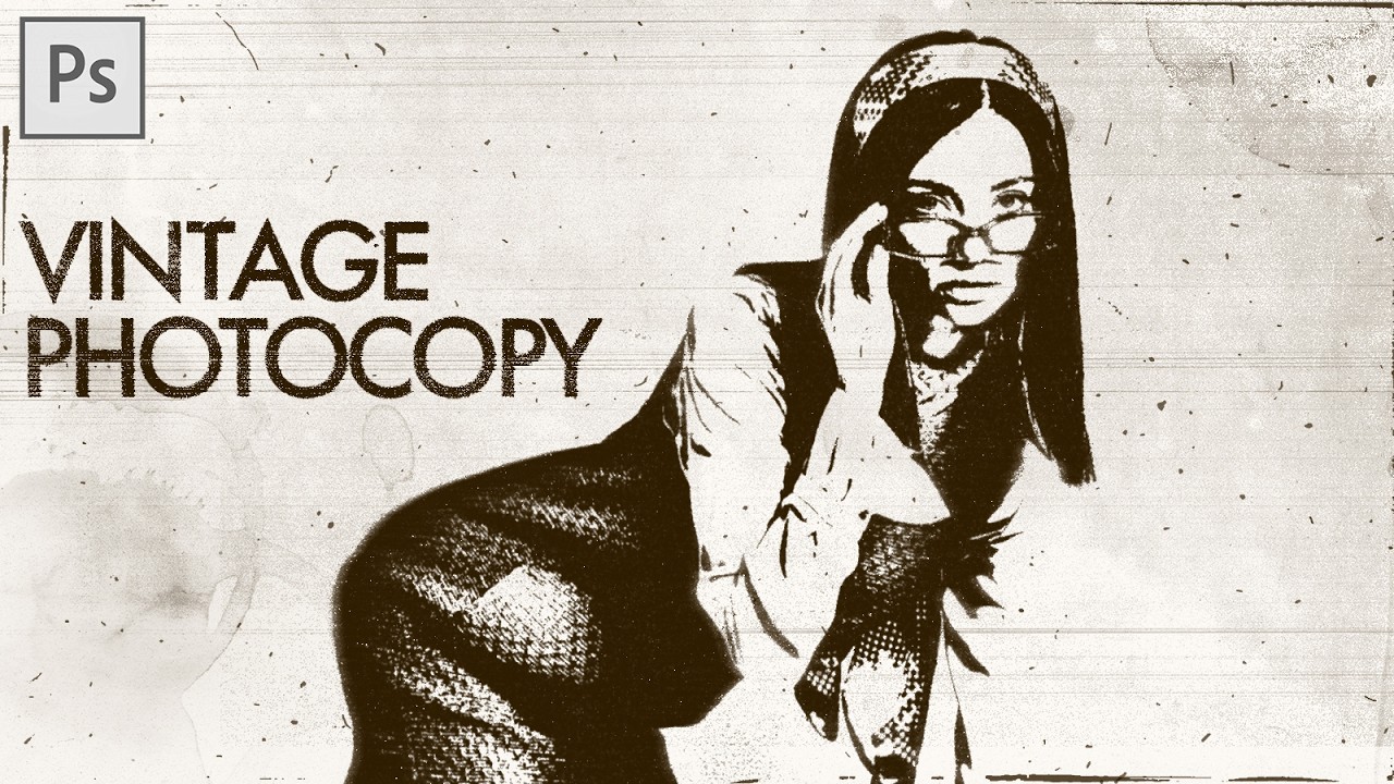 Create a Vintage Photocopy Look in Photoshop