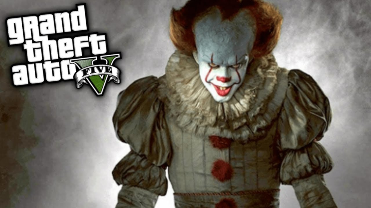 GTA V MODS: (IT) PENNYWISE, APOCALIPSIS ZOMBIE !!