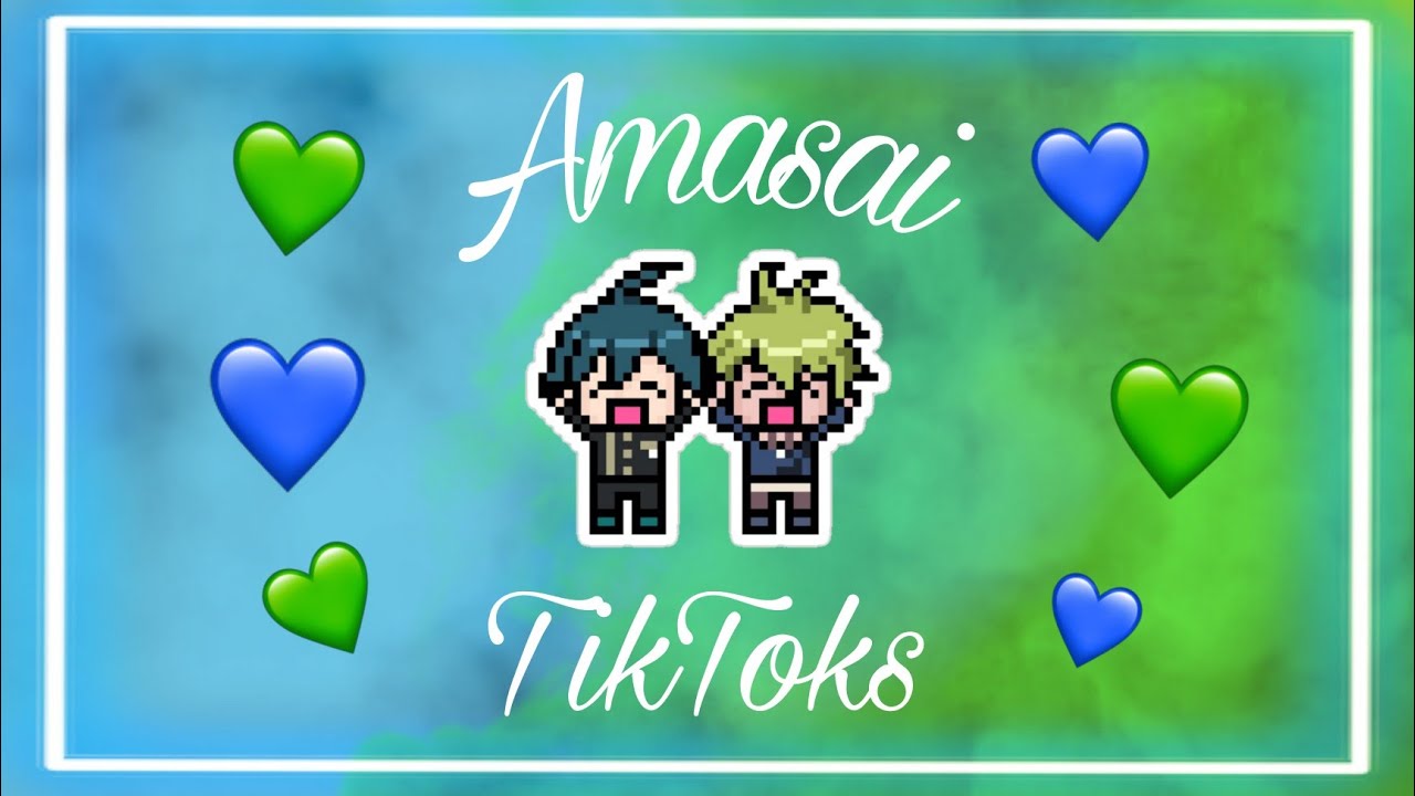 💚💙Amasai tiktoks because the boys with pretty eyelashes are cute together💙💚