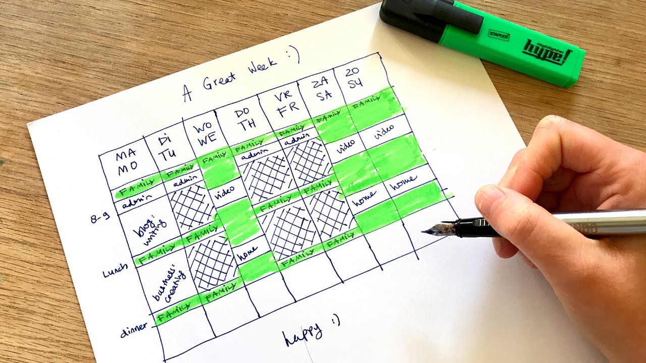 ASMR • Create Your Ideal Week ✨