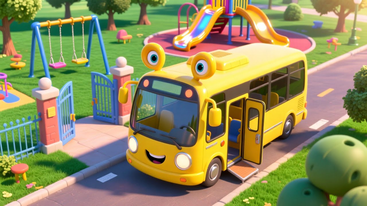 Beep Beep Bus Time Fun 🚌 | Fun Bus Song for Kids | Sing Along & Learn