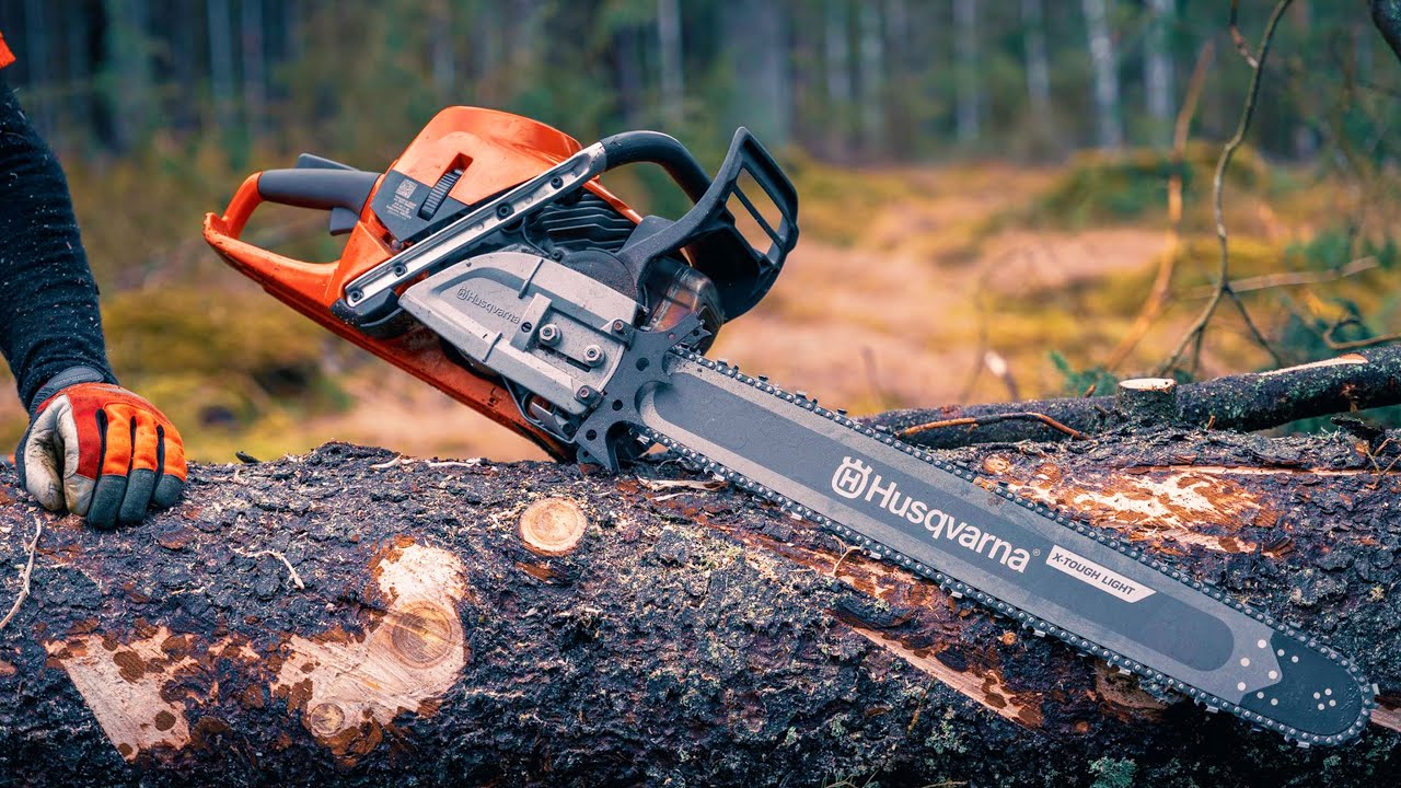 Новые бензопилы Husqvarna 592 XP и 585 | Лучшие бензопилы 2021 года