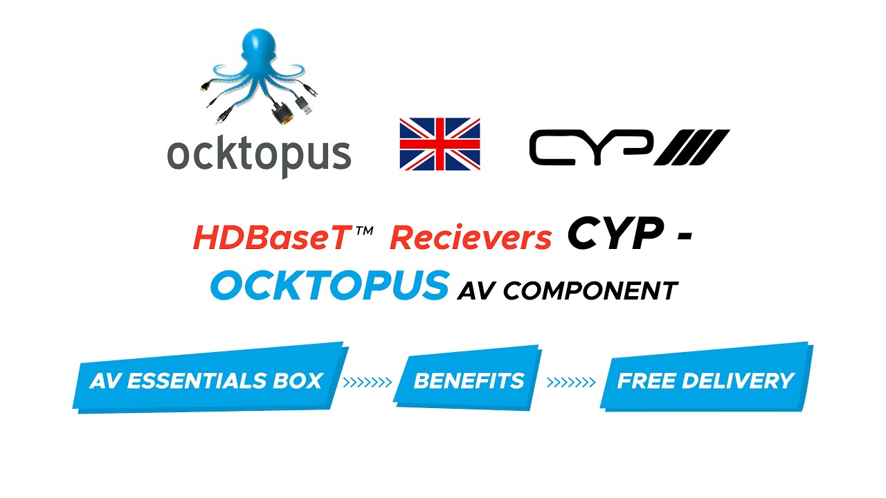 HDBaseT&trade; Receivers CYP OCKTOPUS AV COMPONENT