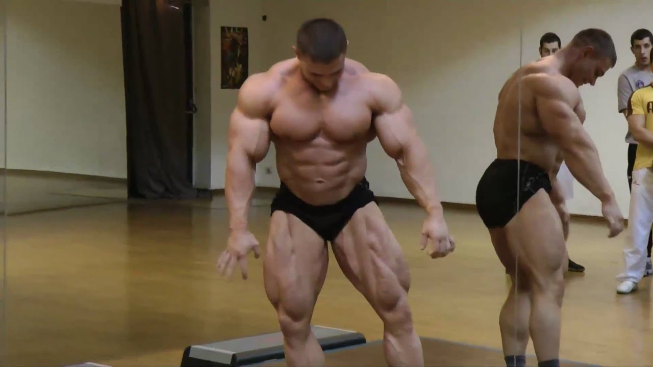 Alexey Lesukov Posing Practice 2011 FIBO Алексей Лесуков