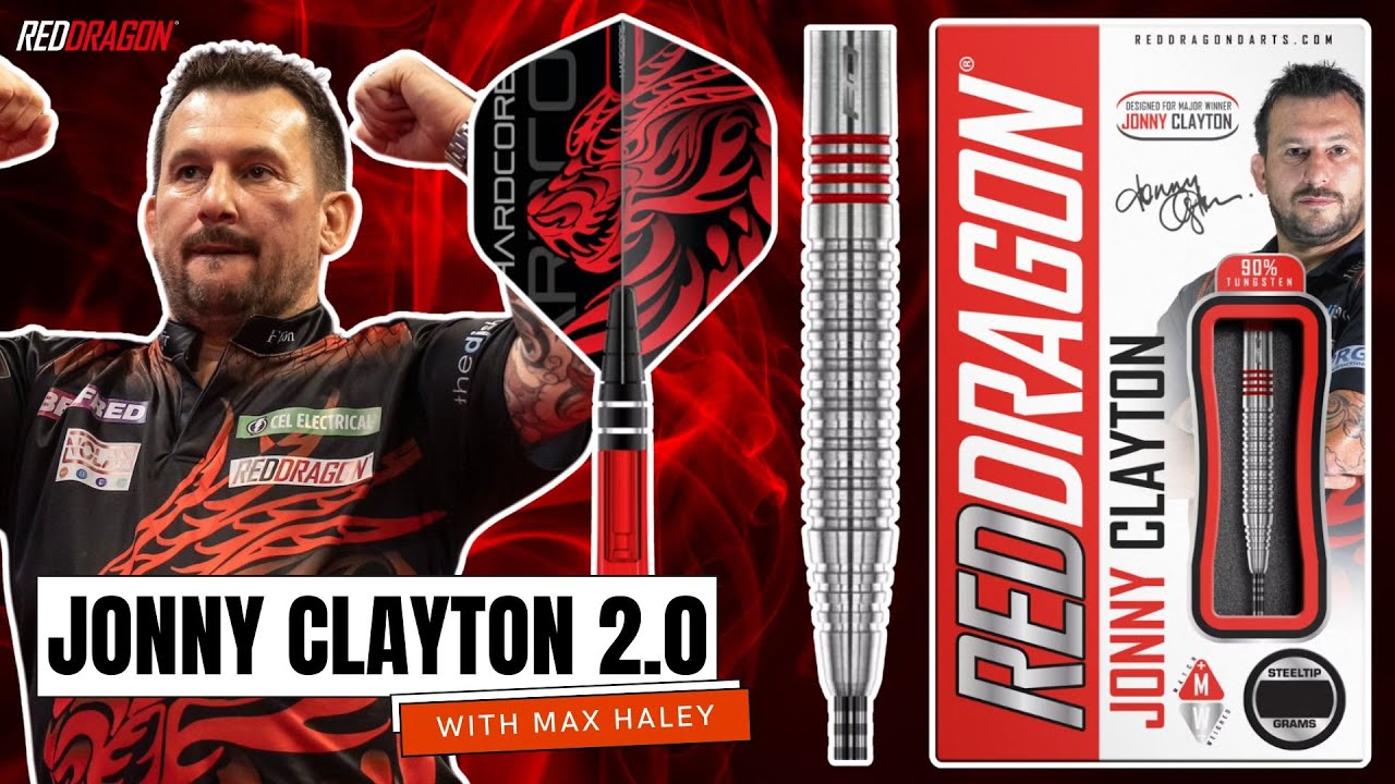 JONNY CLAYTON ORIGINAL 2.0 RED DRAGON DARTS REVIEW WITH MAX HALEY
