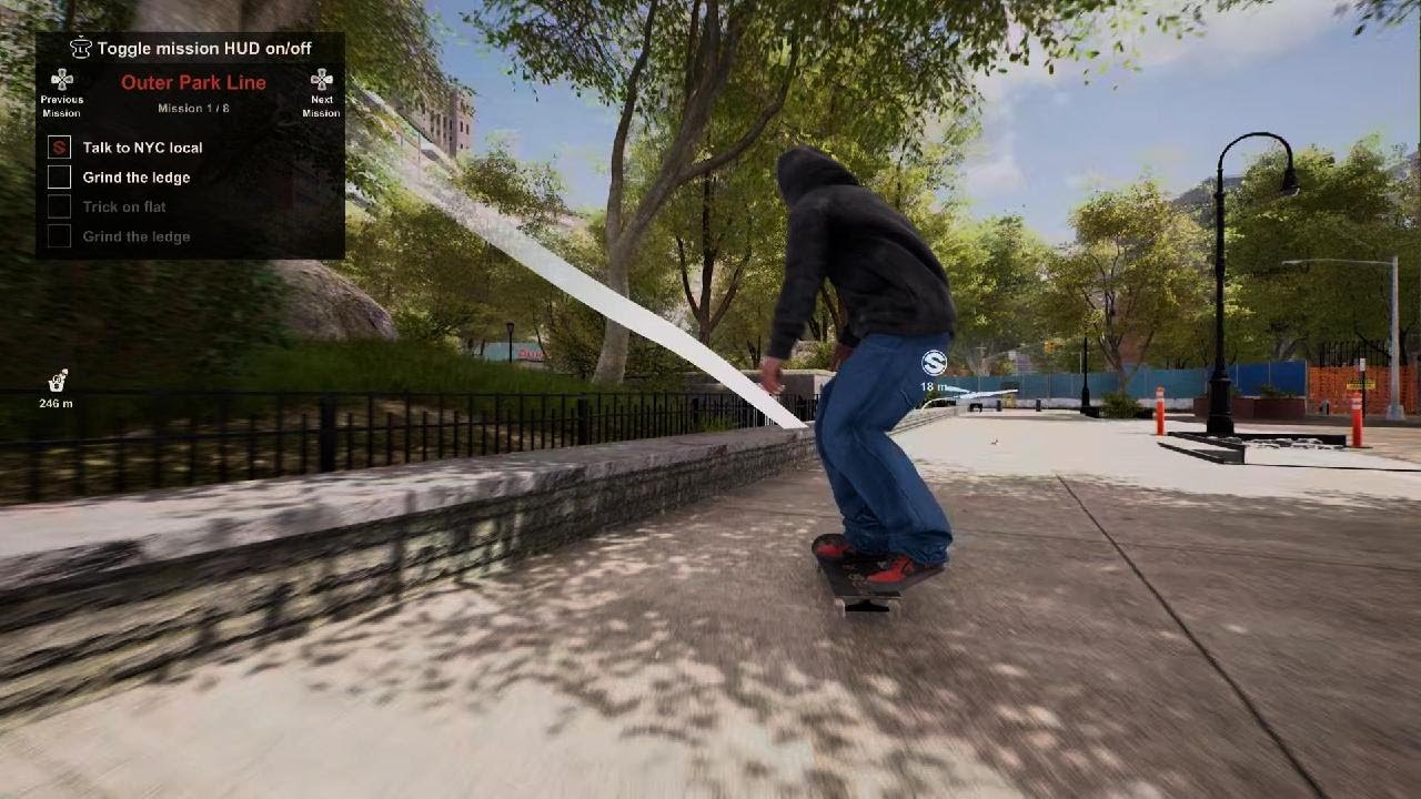 Day 9.1 -- Outer Park Line - Session: Skate Sim