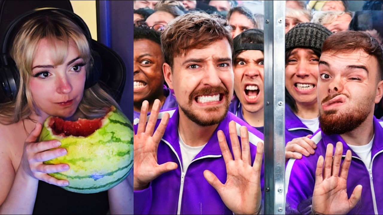 50 Streamers compiten por $1,000,000 | Sylvee reacciona a MrBeast