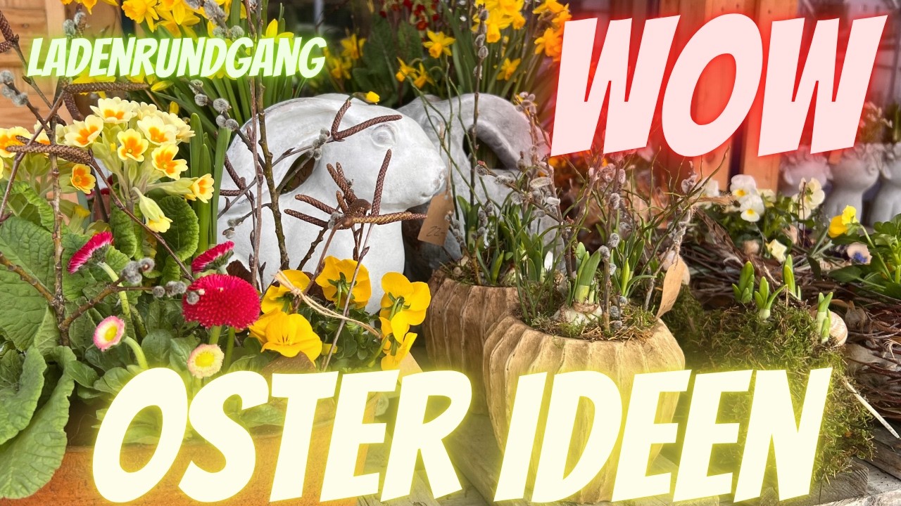Oster-Inspiration 2026 🌷 Osternester & Fr&uuml;hlingsk&ouml;rbe vom Blumenmann entdecken!