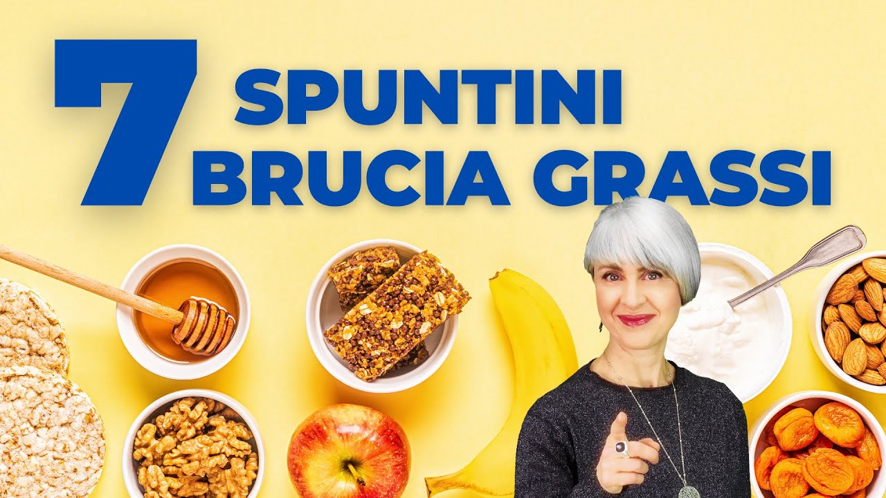 Questi 7 SNACK BRUCIA GRASSI LIGHT e DIMAGRANTI sono IDEALI per DIMAGRIRE MANGIANDO e dopo lo SPORT