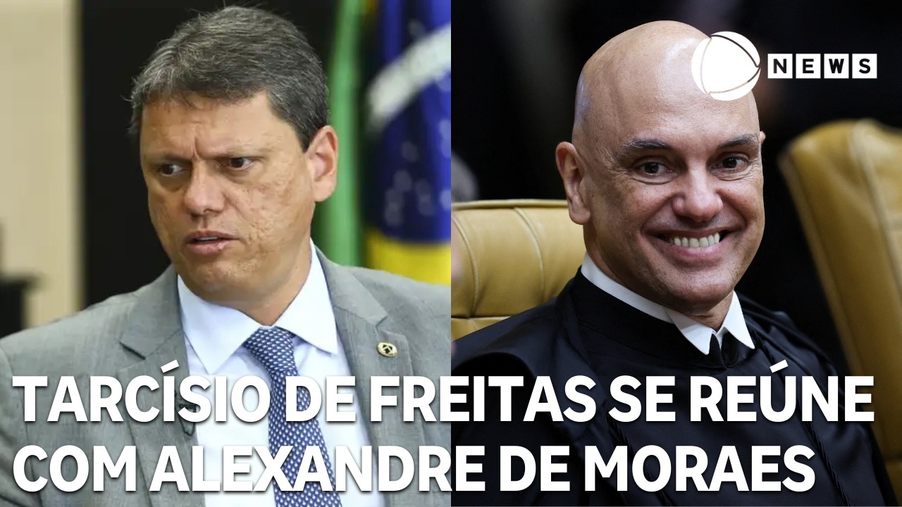 Tarcísio de Freitas se reúne com Alexandre de Moraes