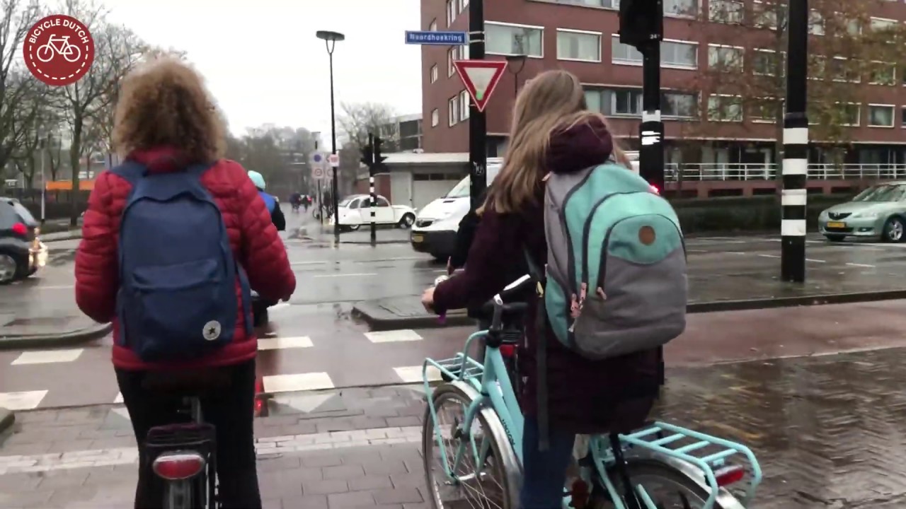 Cycling in the rain (Tilburg, NL)