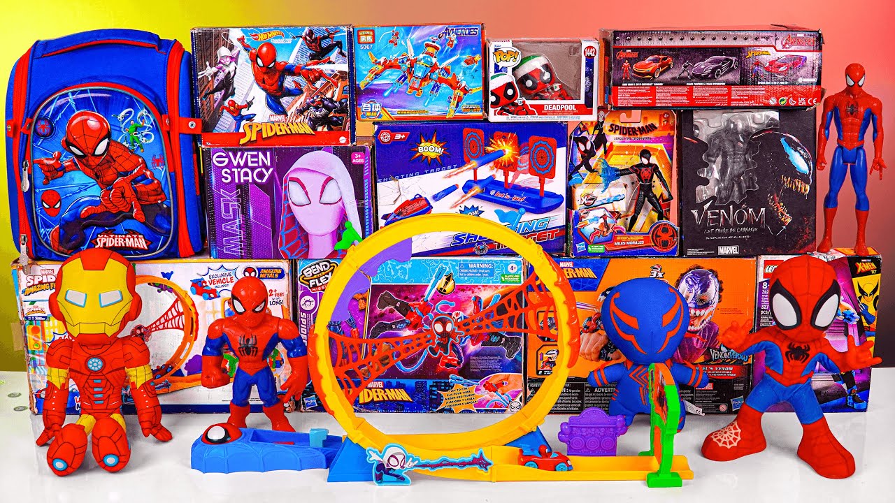 Marvel Spiderman Collection Unboxing Review|LEGO Marvel 76226Team Spidey|Metals Super Loop Track Set