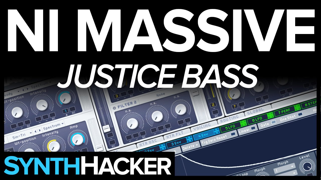 Massive Tutorial - French Electro House Bass (Justice/Lemaitre)